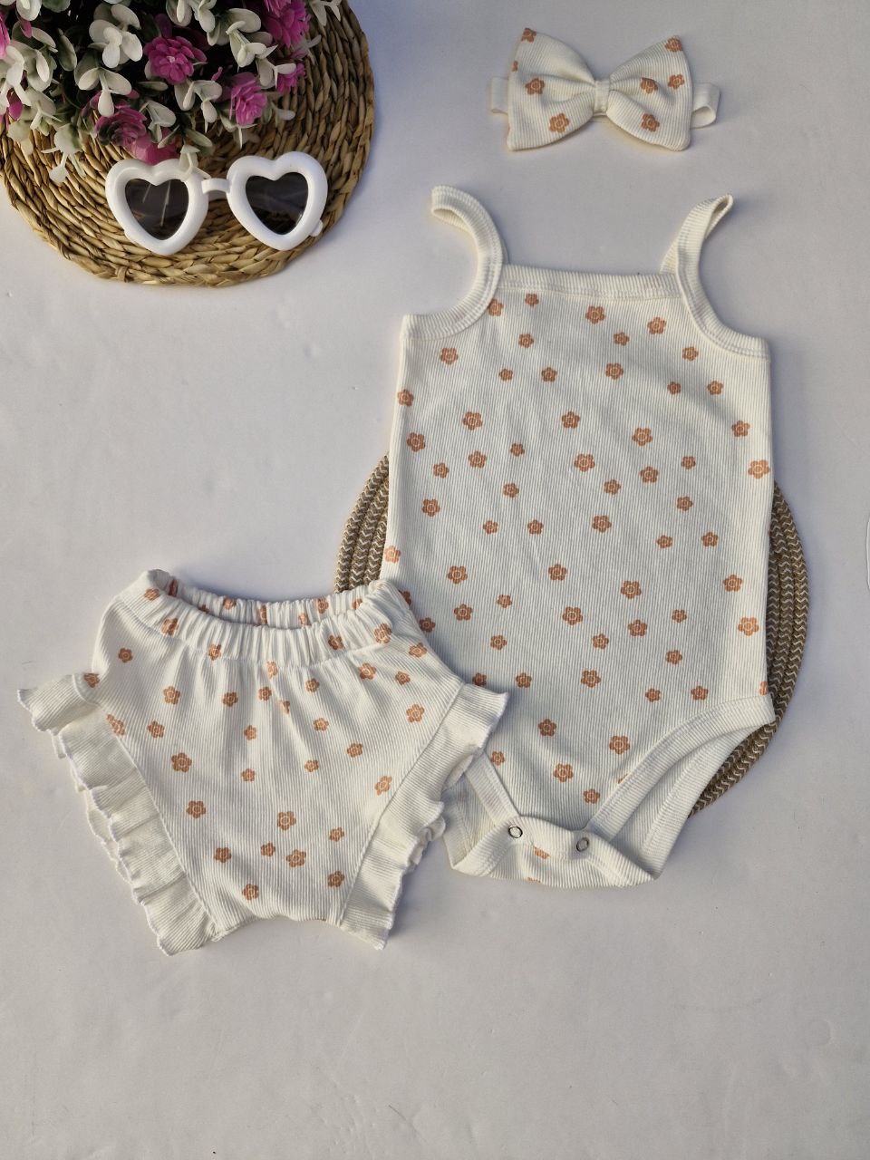 ست سه تیکه شکوفه های بهاری