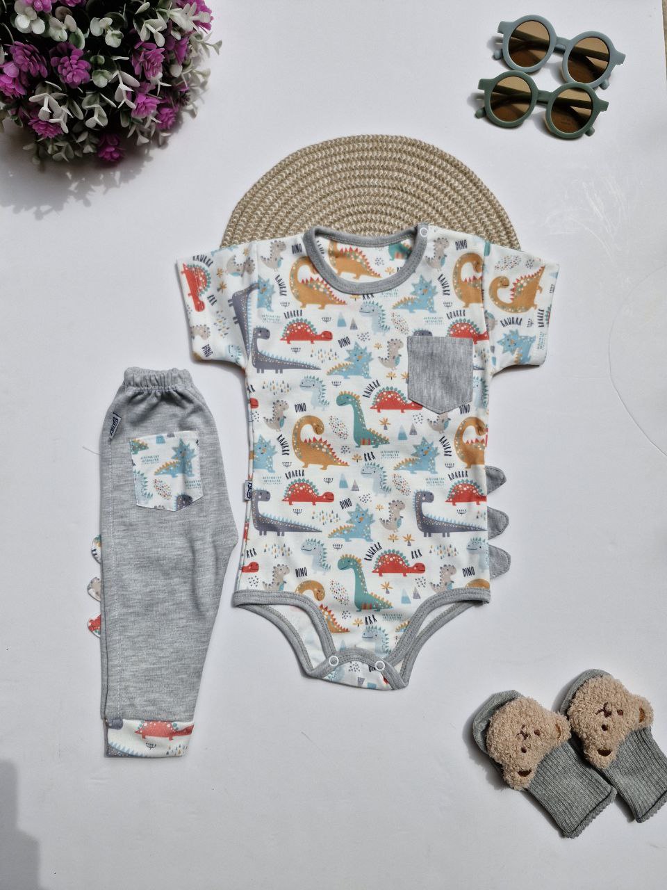 بادی و شلوار دایناسور