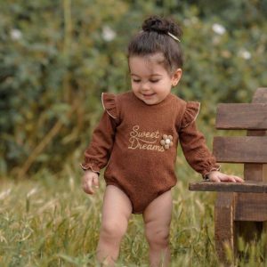 بادی پفکی رنگین کمان و گل